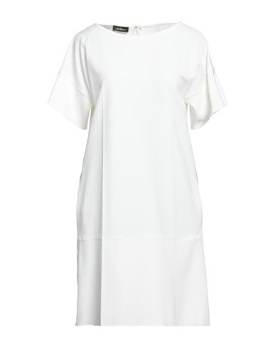 Les Copains Woman Short Dress White Size 4 Viscose, Elastane
