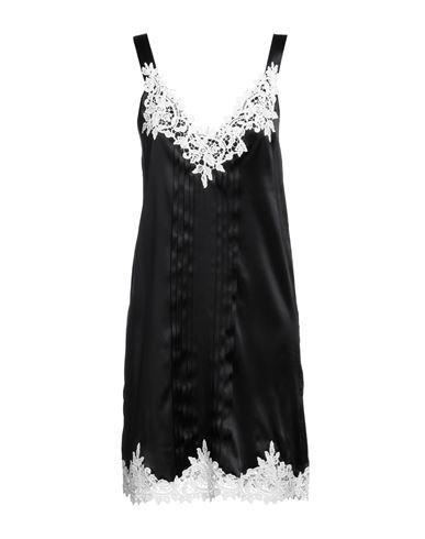 Blumarine Woman Mini Dress Black Size 4 Acetate, Silk, Elastane, Cotton