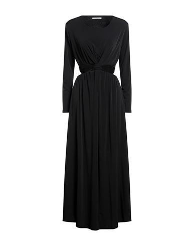 Le Streghe Woman Maxi Dress Black Size S Polyester, Elastane