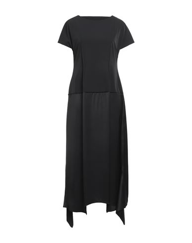 Mm6 Maison Margiela Woman Midi Dress Black Size 0 Polyester, Elastane, Viscose