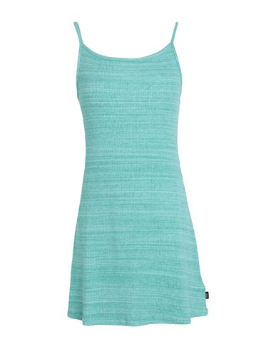 Vans Cosmos Dress Woman Mini Dress Turquoise Size S Cotton, Polyester, Elastane In Blue
