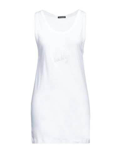 Ann Demeulemeester Tank Tops In White