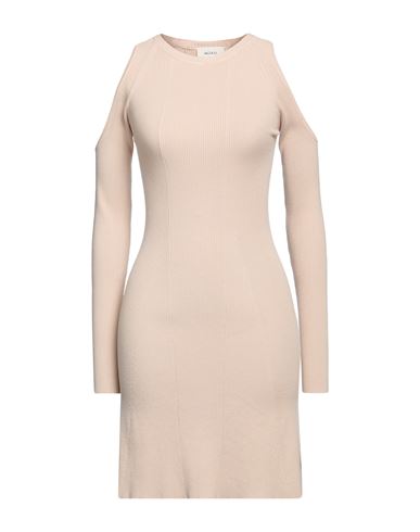 Vicolo Woman Mini Dress Beige Size Onesize Viscose, Polyester