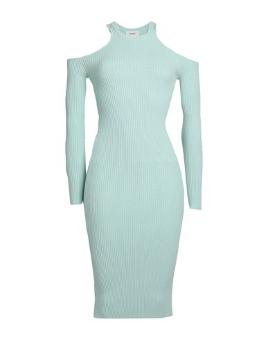 Vicolo Woman Midi Dress Light Green Size Onesize Viscose, Polyester