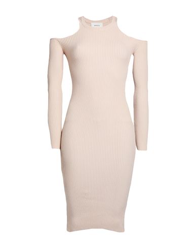 Vicolo Woman Midi Dress Beige Size Onesize Viscose, Polyester