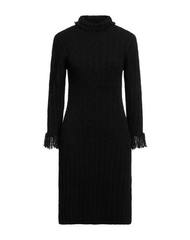 Liviana Conti Woman Mini Dress Black Size 6 Acrylic, Polyester, Wool, Polyamide