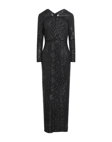 Berna Woman Maxi Dress Black Size Xs Nylon, Elastic Fibres