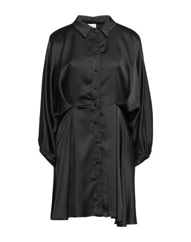 Berna Woman Short Dress Black Size L Polyester