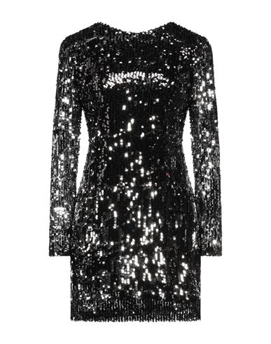 Angela Davis Woman Short Dress Black Size 4 Polyester