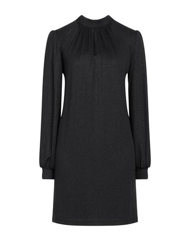 Siyu Woman Mini Dress Black Size 4 Viscose, Polyamide, Polyester