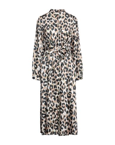 Toy G. Woman Midi Dress Beige Size M Polyester In Beige