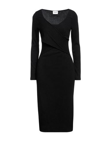 Berna Woman Midi Dress Black Size Xs Viscose, Polyamide, Polyester