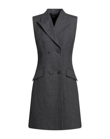 Shop Givenchy Woman Mini Dress Steel Grey Size 6 Wool