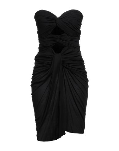 Saint Laurent Woman Short Dress Black Size 8 Viscose
