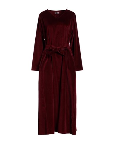 Labo.art Labo. Art Woman Maxi Dress Burgundy Size 3 Cotton In Red