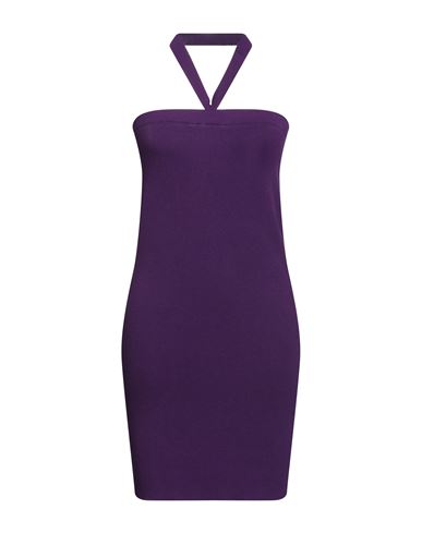 Vicolo Woman Mini Dress Purple Size Onesize Viscose, Polyester