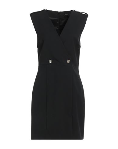 Liu •jo Woman Mini Dress Black Size 10 Polyester, Elastane