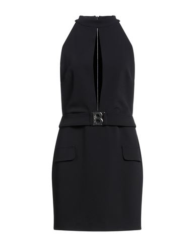Blugirl Blumarine Woman Mini Dress Black Size 8 Polyester, Elastane