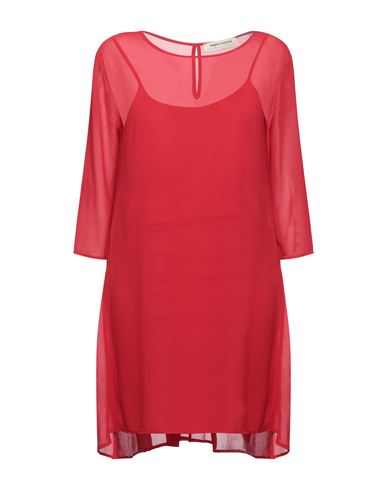 Angelo Marani Woman Short Dress Red Size 4 Polyester