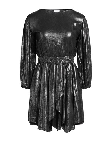 Le Volière Woman Mini Dress Lead Size S Viscose In Grey