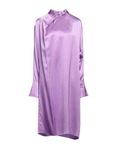 Marques' Almeida Woman Midi Dress Light Purple Size M Silk