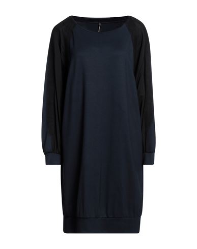 Pierantonio Gaspari Woman Mini Dress Midnight Blue Size 8 Viscose, Elastane, Polyester