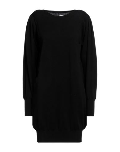 Société Anonyme Woman Mini Dress Black Size M Viscose, Polyester