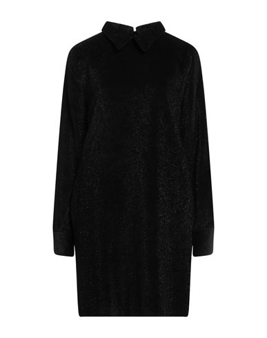 Mauro Grifoni Grifoni Woman Mini Dress Black Size 10 Viscose, Polyester, Polyamide
