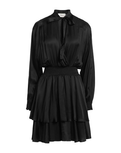 Vicolo Woman Short Dress Black Size L Viscose