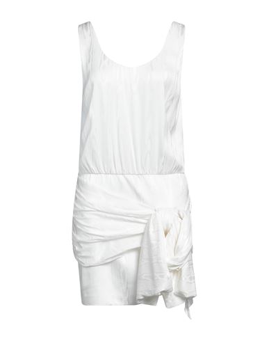 Philosophy Di Lorenzo Serafini Woman Short Dress White Size 6 Viscose