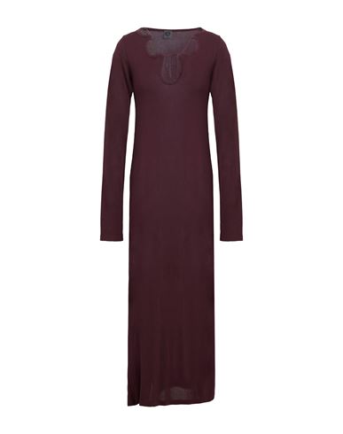 8 By Yoox Viscose Blend Maxi Dress Woman Long Dress Deep Purple Size Xxl Viscose
