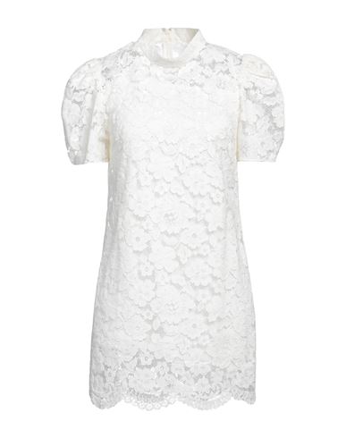 Marc Jacobs Woman Mini Dress Off White Size 2 Cotton, Nylon, Rayon