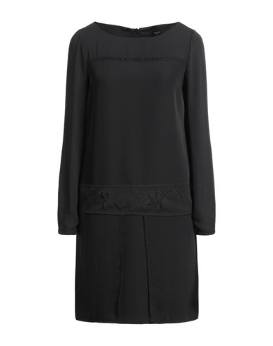 Woman Mini dress Black Size 8 Polyester