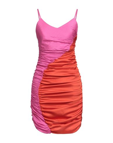 Shop Ahluwalia Woman Mini Dress Magenta Size 6 Recycled Polyester, Polyester