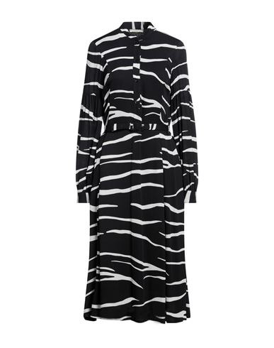 Seventy Sergio Tegon Woman Midi Dress Black Size 6 Viscose, Polyester