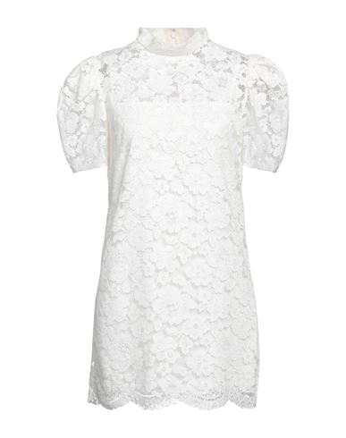 Marc Jacobs Woman Mini Dress Ivory Size 4 Cotton, Nylon, Rayon In White