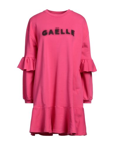 Gaelle Paris Gaëlle Paris Woman Mini Dress Fuchsia Size 2 Cotton In Pink