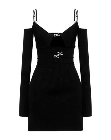 Mach & Mach Woman Short Dress Black Size M Viscose, Polyester