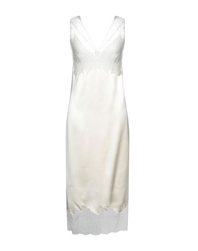 Givenchy Woman Midi Dress Ivory Size 6 Viscose In White