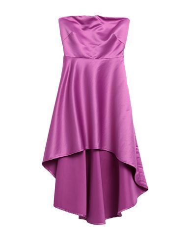 Pinko Woman Short Dress Mauve Size 2 Polyester In Purple