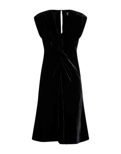 Anna Molinari Blumarine Woman Midi Dress Black Size 6 Viscose, Polyamide