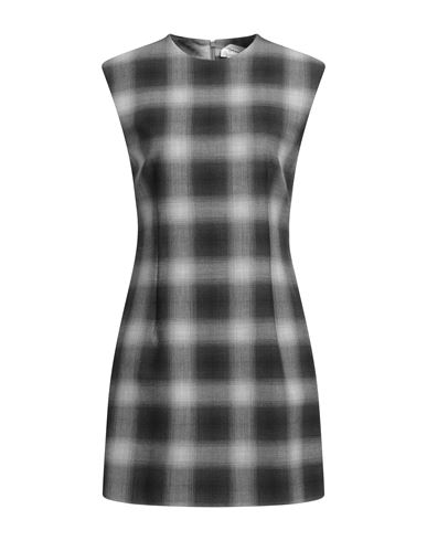 Sportmax Woman Mini Dress Grey Size 10 Polyester, Virgin Wool, Elastane
