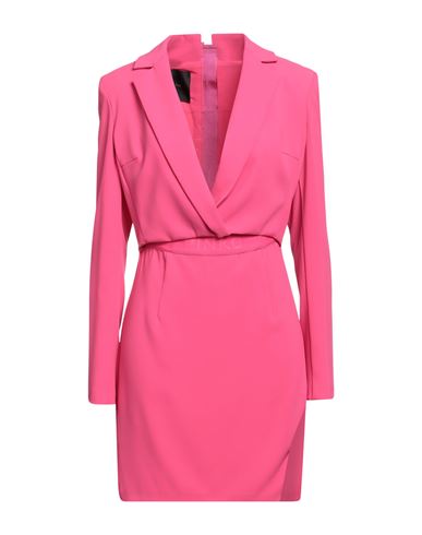 Pinko Woman Mini Dress Fuchsia Size 10 Polyester, Elastane
