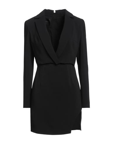 Pinko Woman Mini Dress Black Size 10 Polyester, Elastane