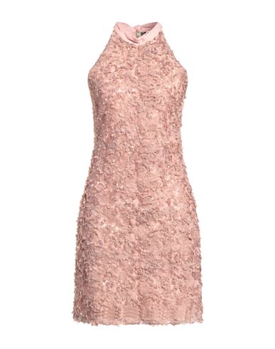 Vanessa Scott Woman Short Dress Light Pink Size Xl Polyester