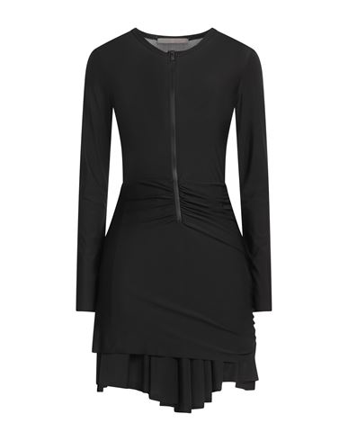 19.70 Nineteen Seventy Woman Mini Dress Black Size 6 Polyamide, Elastane