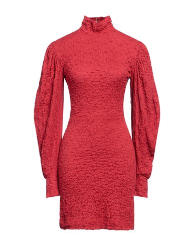 Sabina Musayev Sabina Musáyev Woman Mini Dress Red Size M Cotton, Nylon, Elastane