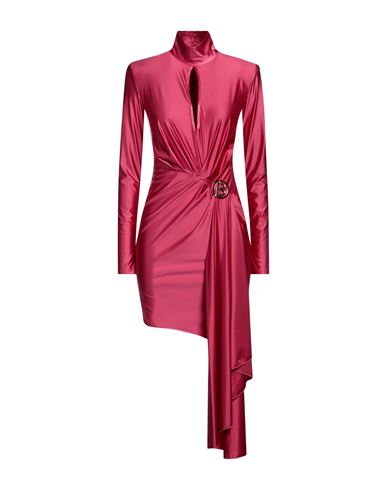 Eureka By Babylon Woman Mini Dress Fuchsia Size 4 Polyamide, Elastane In Pink