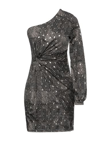 Vanessa Scott Woman Mini Dress Grey Size M/l Polyester, Elastane