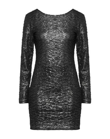 Vanessa Scott Woman Mini Dress Steel Grey Size S/m Polyester, Elastane